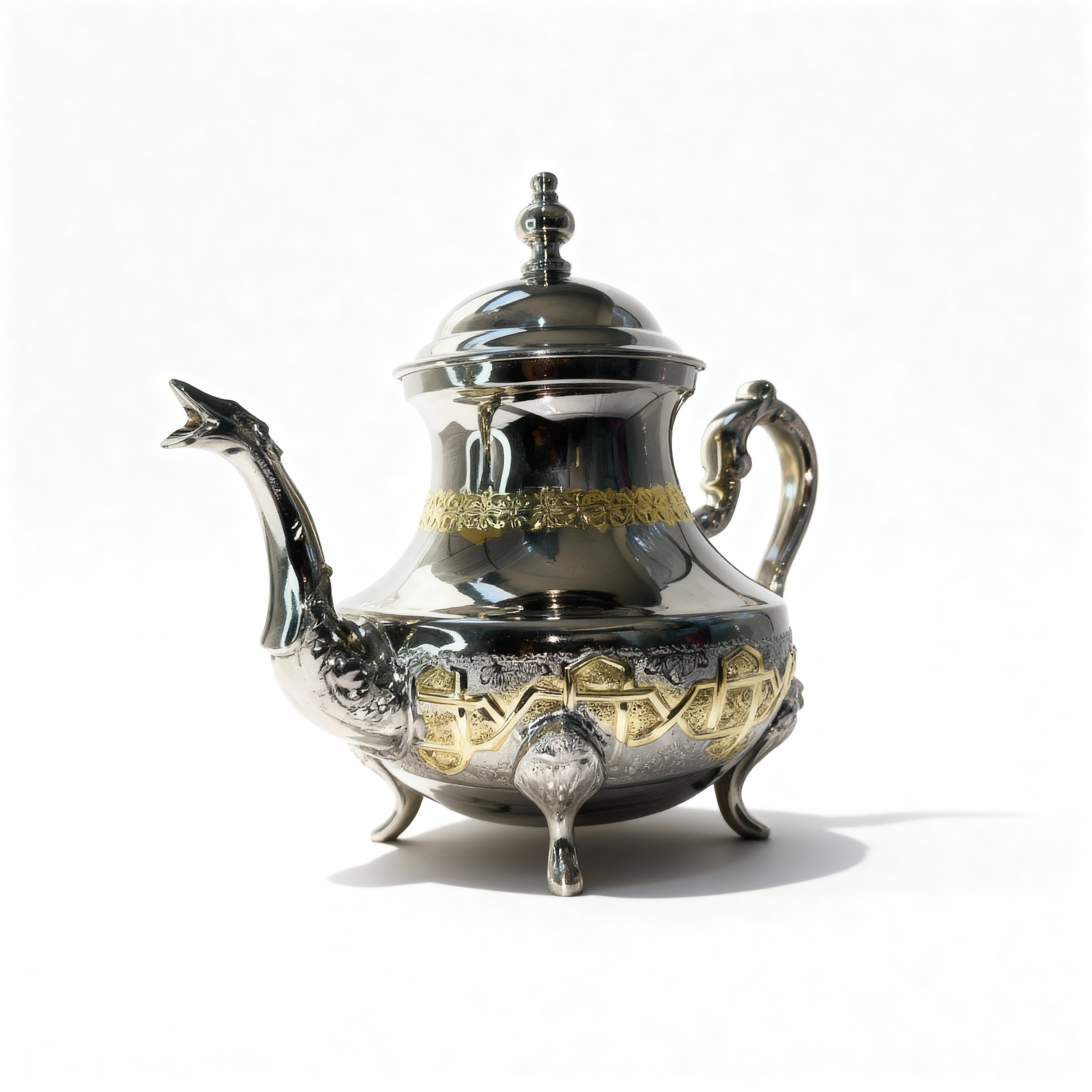 Barad Royal – Théière Prestige en Argent Gravé